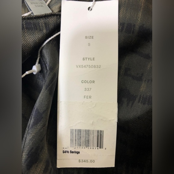 NWT $345 Vince Hazy Plaid Silk Print Midi Slip Dress - Picture 3 of 4